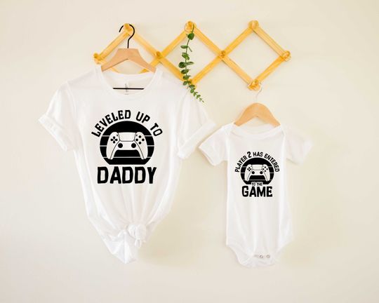 Gamer Dad Shirt, Assistant Gamer Shirt, Dad and Kid Matching Shirt, Fathers Day Shirt, Daddy Gift