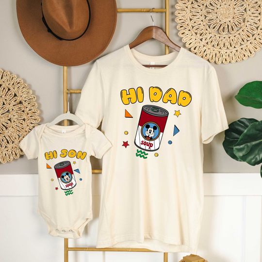 Disney Dad and Son Shirt, Funny Dad Soup Shirt, Dad and Kid Matching Shirt, Fathers Day Shirt