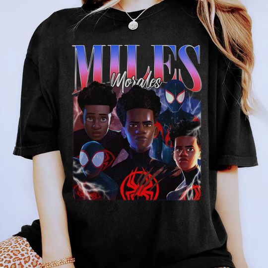 Vintage Miles Morales Shirt | Miles Morales Spider Man Across The Spider-Verse Shirt