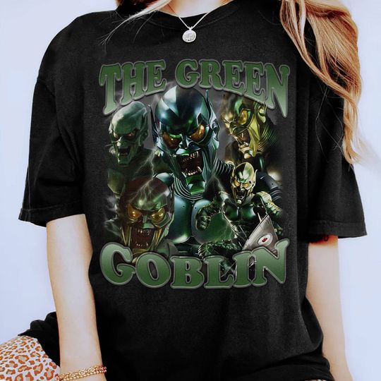 Vintage Green Goblin T-Shirt - Birthday Gift