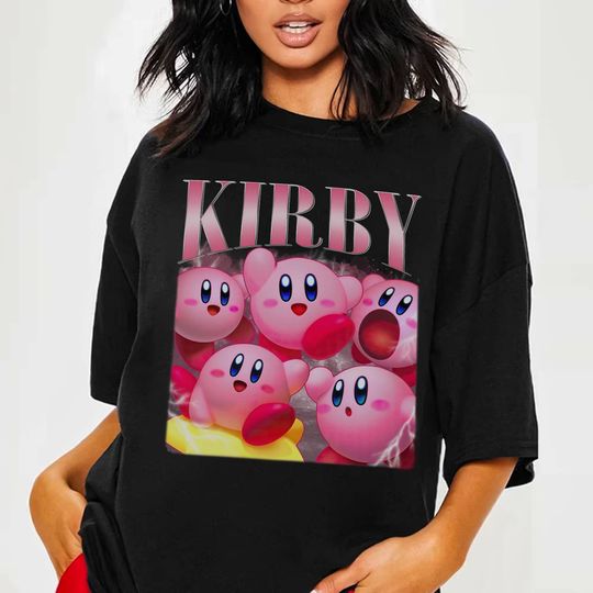 Vintage Kirby Shirt | Kirby Homage Shirt | Kirby Video Game Shirt | Funny Kirby Cute Shirt