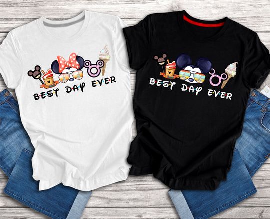 Best Day Ever Shirt, Disney Trip Shirt, Disney Characters Shirt