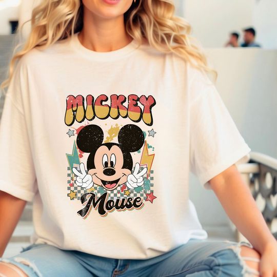 Vintage Mickey Shirt, Disney Trip Shirt, Disney Characters Shirt