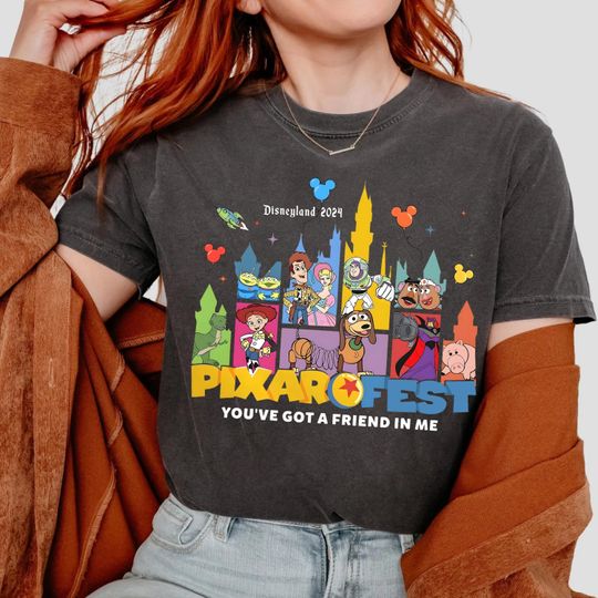 Vintage Meet Me At Pixar Pier Toy Story Shirt, Disneyland Pixar Fest 2024 Shirt