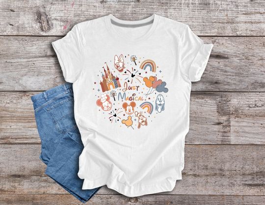 Just Magical Castle Shirt, Mickey and Friends Castle Shirt