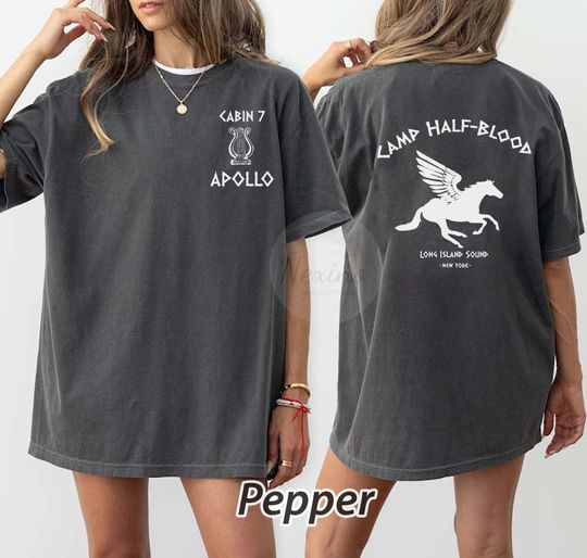 Camp Halfblood 2 side T-shirt, Vintage T-Shirt for Women