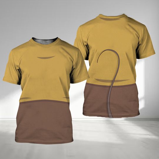 Gus Costume 3D Shirt, Shirt For Men, Animal Kingdom T-Shirt