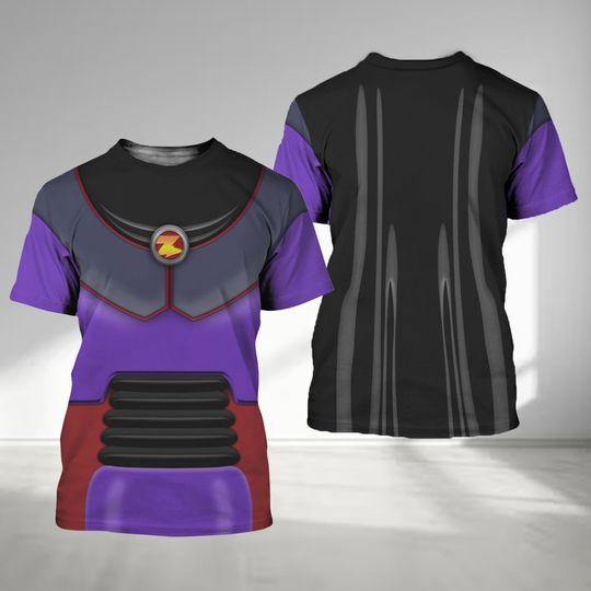 Purple Toy Shirts, Villain Toy Cosplay Costume 3D T-Shirts, Toy Character Men