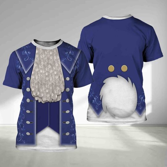 Wonderland Movie Costume White Rabbit 3D Shirt, Halloween Costume For Family Group
