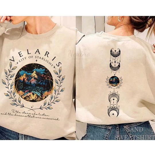 Velaris City Of Starlight 2 sides Shirt, The Night Court Shirt, ACOTAR Shirt