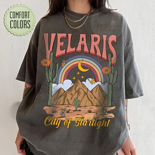 Velaris ACOTAR Shirt, Velaris City Of Starlight, The Night Court Shirt, SJM Merch Shirt