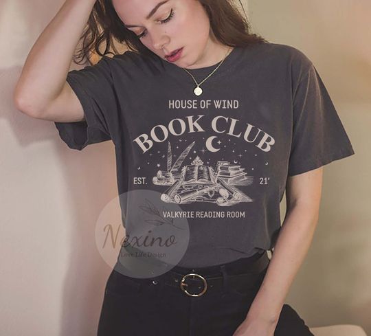 House Of Wind Book Club T-shirt, SJM Merch, Bookish Merch, Acotar T-shirt