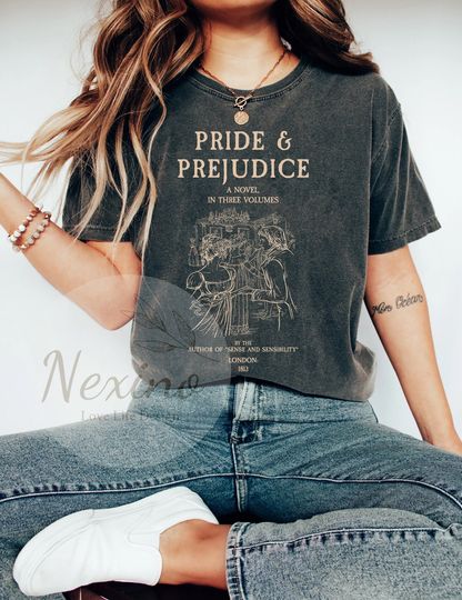Pride and Prejudice Shirt, Book Lover T-shirt, Bookish T-shirt
