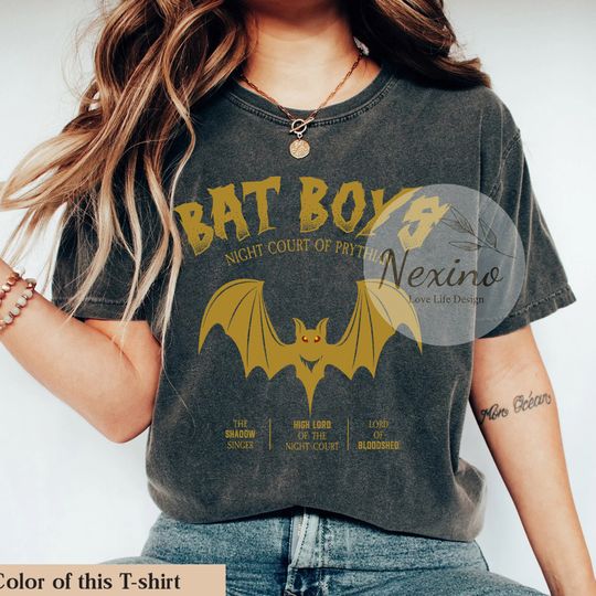 Bat Boys Acotar T-shirt, Book Lover T-shirt, Bookish T-shirt