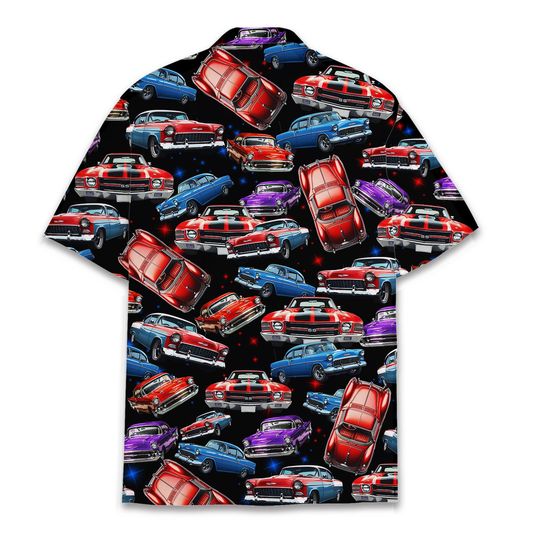 Cars Hawaiian Shirt For Men Women, Classic Car Shirt For Men