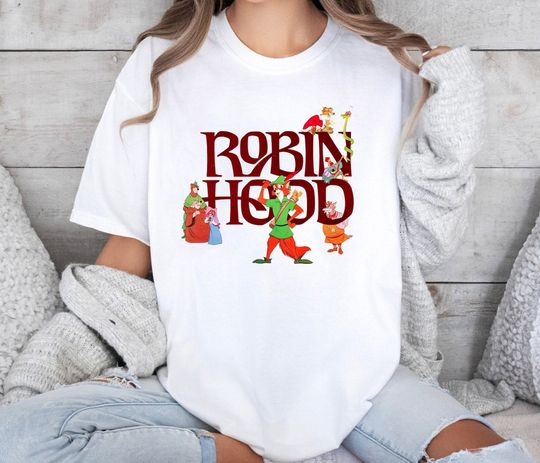 Vintage Robin Hood Squad Shirt, Robin Hood Disney Shirt