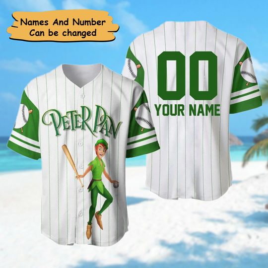 Custom Name & Number Green Hero Baseball Jersey