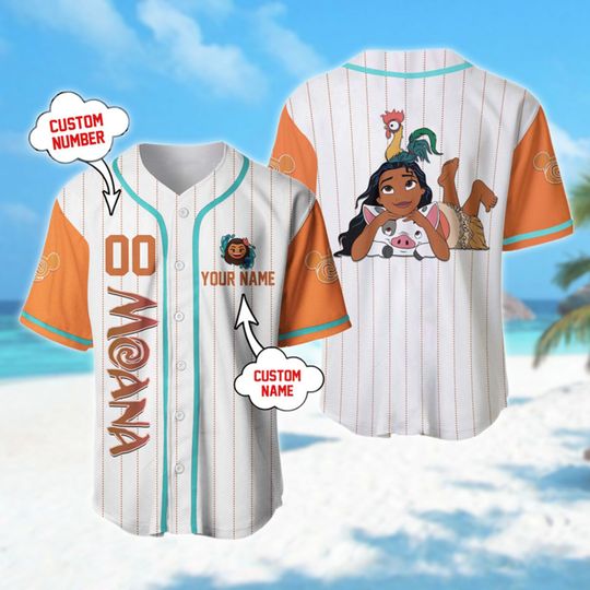 Custom Name & Number Native Princess Baseball Jersey