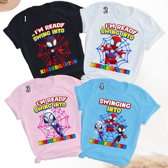 Spider Back To School Shirt, First Day of School Shirt