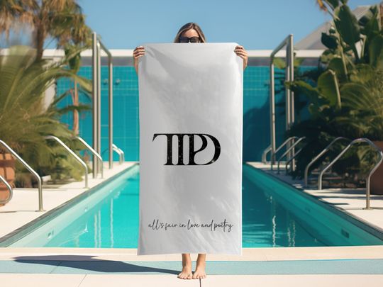 Personalized TTPD Album - Taylor Albums Beach Towel - Unique taylor version Gift