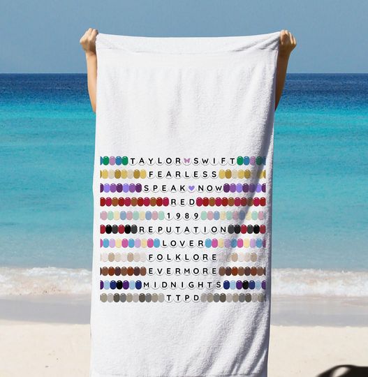 Taylor The Eras Beach Towel, Unique taylor version Gift