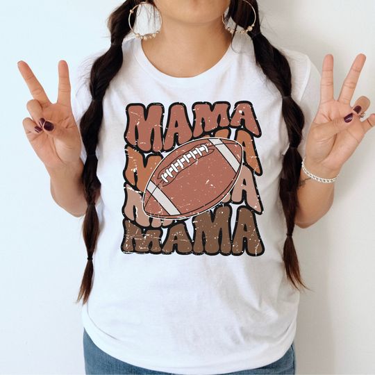 Football Mama Shirt, Football Mom Shirt, Mom Football Shirt, Retro Football TShirt