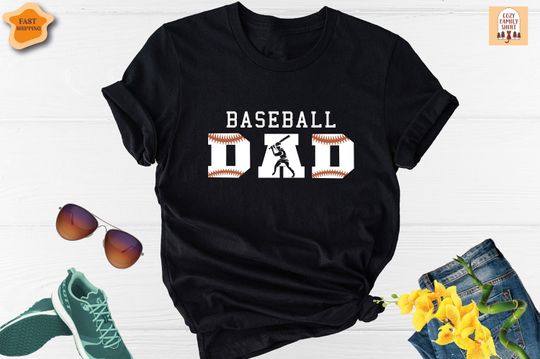 Baseball Dad Shirt, Father Shirt, Baseball Shirt, Baseball Lover Shirt