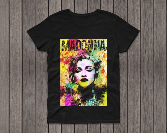 Madonna Retro T-Shirt, Madonna Shirt, Music Shirt