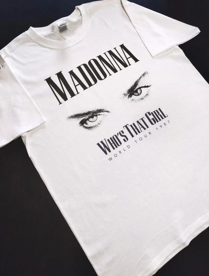 Madonna Who's That Girl Tour unisex t shirt
