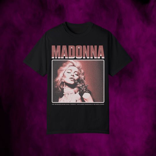 vintage madonna t shirt bootleg madonna t-shirt 90s madonna