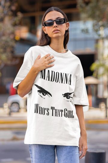 Unisex Madonna Who's That Girl T-shirt