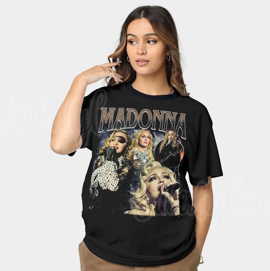 Vintage Madonna Queen Music T-Shirt, Madonna