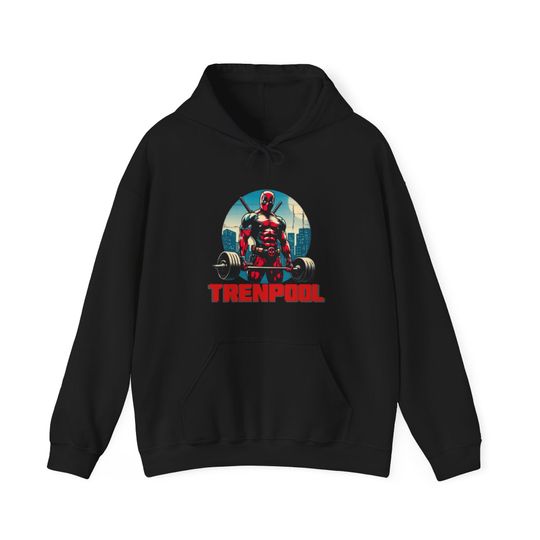 Trenpool weightlifting hoodie, Superhero hoodie