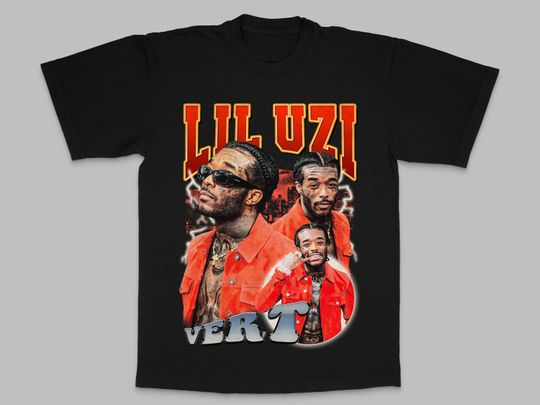 Lil Uzi Vert Graphic Tshirt, Rap Tee Graphic Print