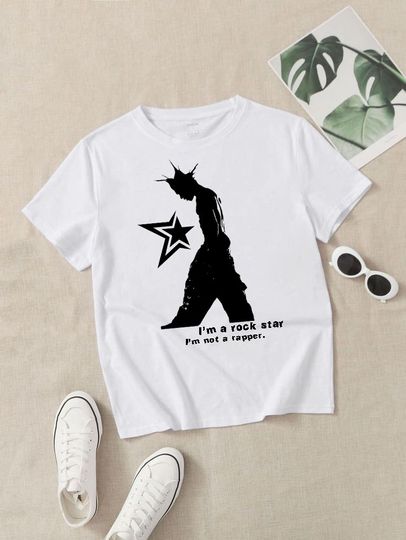 Lil Uzi Vert Graphic Tshirt, Rap Tee Graphic Print