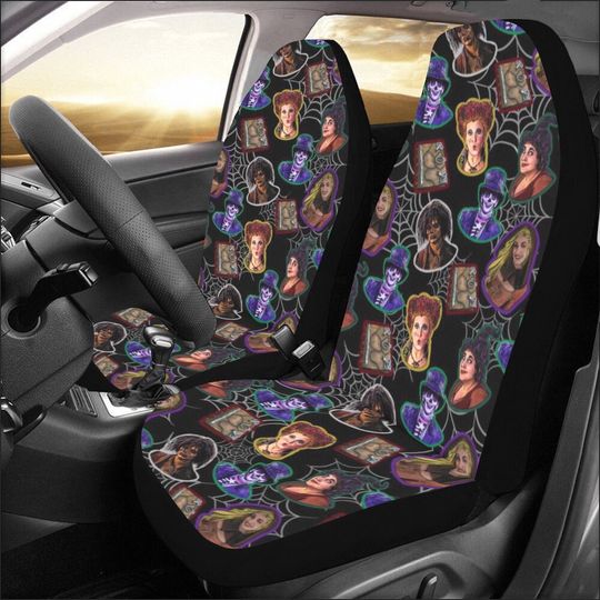 Hocus Pocus Car Seat Covers | Hocus Pocus Car Accessory | Disney Car Seat Covers