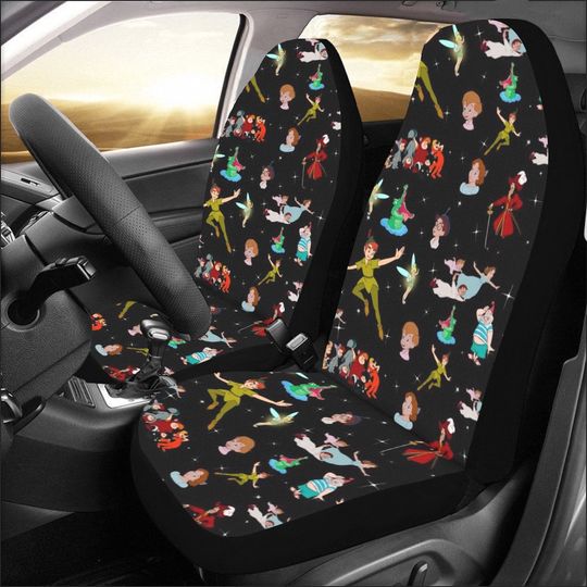Peter Pan Car Seat Covers | Peter Pan Car Accessory | Disney Car Seat Covers