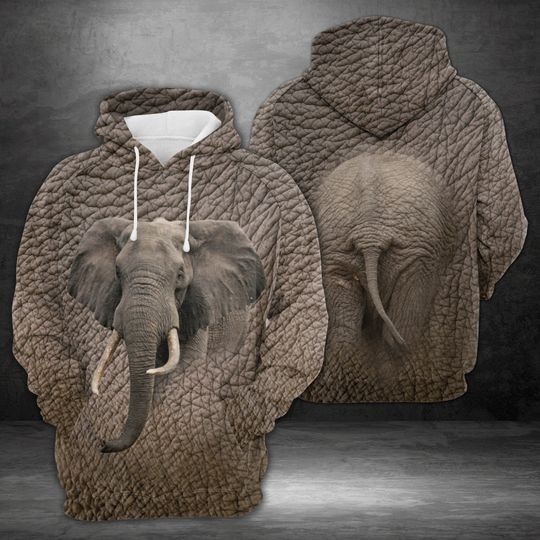 Unisex Novelty Amazing Elephant Hoodie, Elephant Lover Gift, Animal Lover Hoodie, Elephant Lover Sweater, Elephant Gift