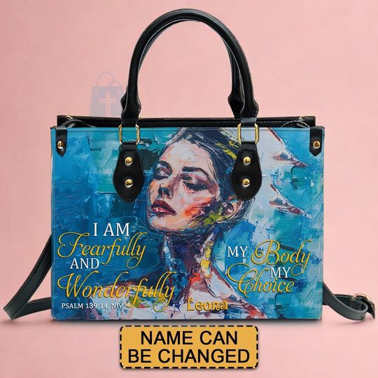 Personalized Handbags for Women | Custom Leather Bags | My Body My Choice.