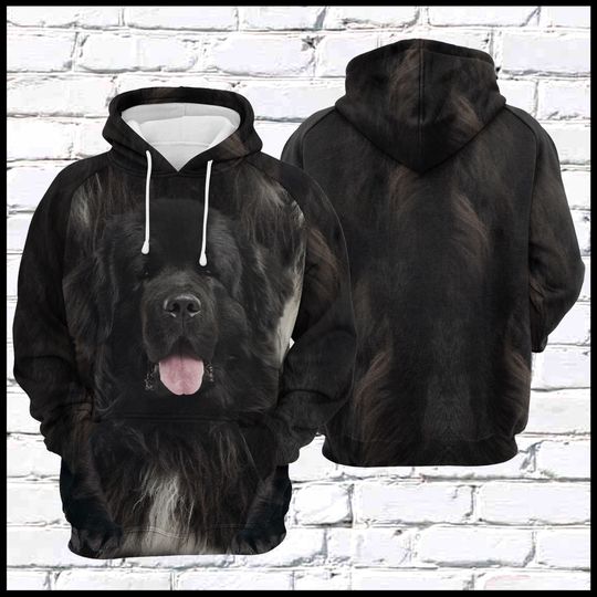 Unisex Awesome Newfoundland Hoodie, Newfoundland Hoodie, Dog Lover Shirt