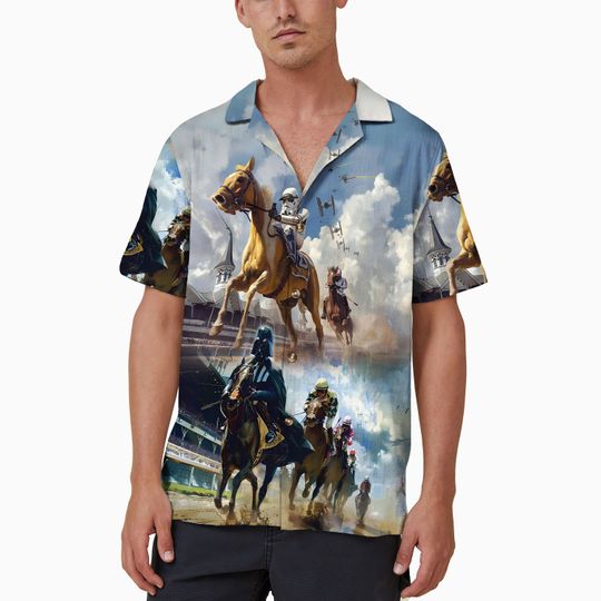 Horse Racing Hawaiian Shirt Derby Hawaiian Shirt, Horseback Sport Gifts