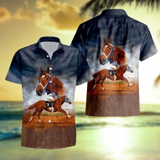 Secretariat Horse Racing Hawaii Shirt, Aloha Kentucky Derby Shirt