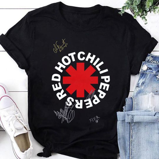 Red Hot Chili Peppers Band Logo T-Shirt, Red Hot Chili Peppers 2024 Tour T-Shirt