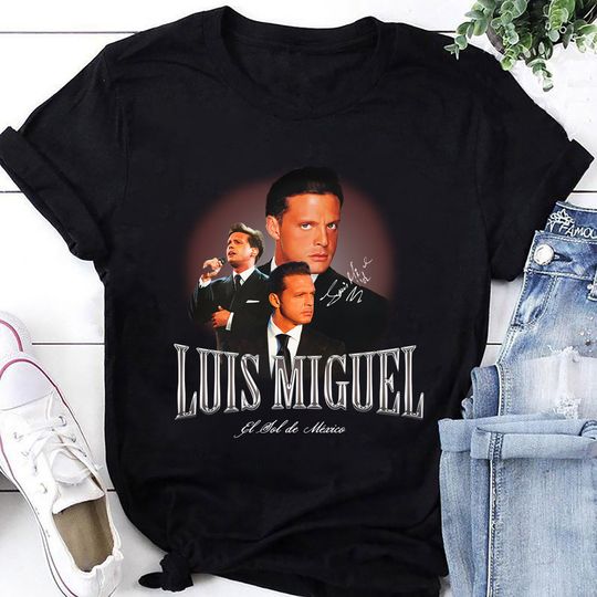 Signature Luis Miguel Shirt, Graphic Luis Miguel Tour 2024 Shirt, Luis Miguel Concert