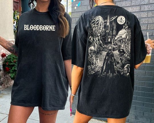 Hunter And Lamp Messengers Shirt, Bloodborne Gaming Shirt, Bloodborne Healing Shirt, Gift For Fans