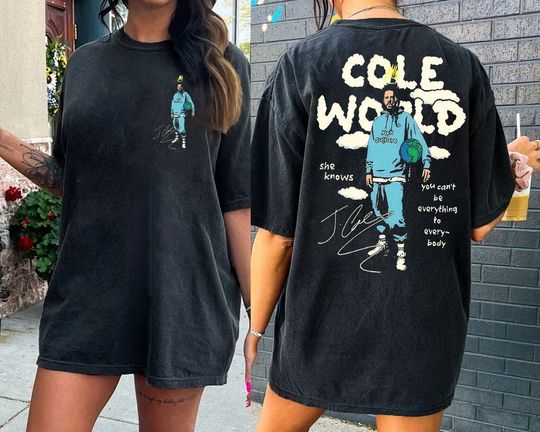 J Cole Rapper Vintage Shirt, J Cole World Tour 2024 Shirt, Fans Gift For Men Women