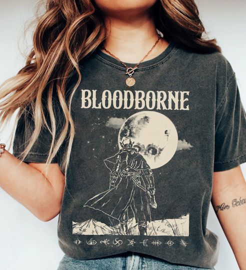 Bloodborne Gaming T-Shirt, Bloodborne Video Game Shirt,