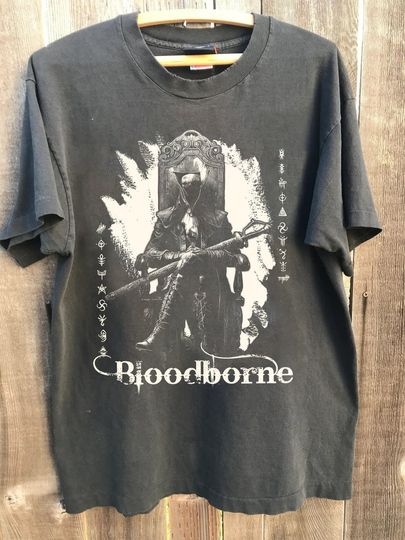 Vintage Bloodborne Gaming T-Shirt, Bloodborne Healing Shirt, Bloodborne Video Game Shirt