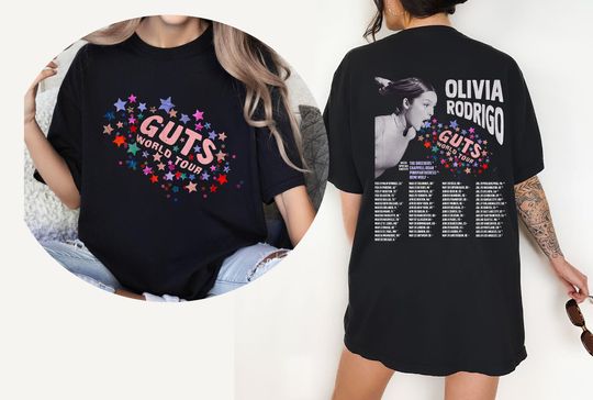 Guts Olivia World Tour Shirt, Vintage Guts Tour Shirt