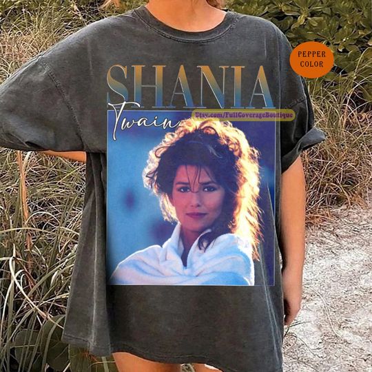 Vintage Shania Twain concer Shirt, Retro 90's Shania Twain shirt